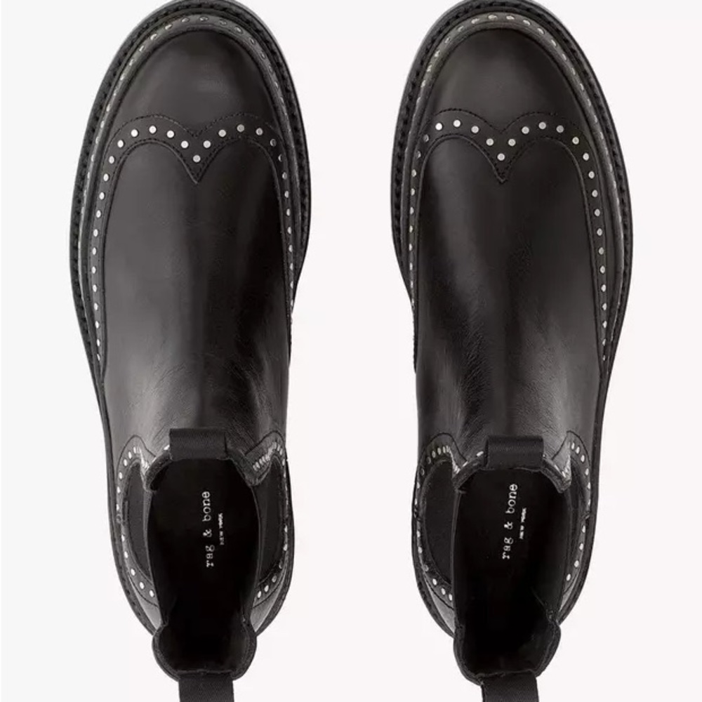 Benson rag &bone chelsea boots in black